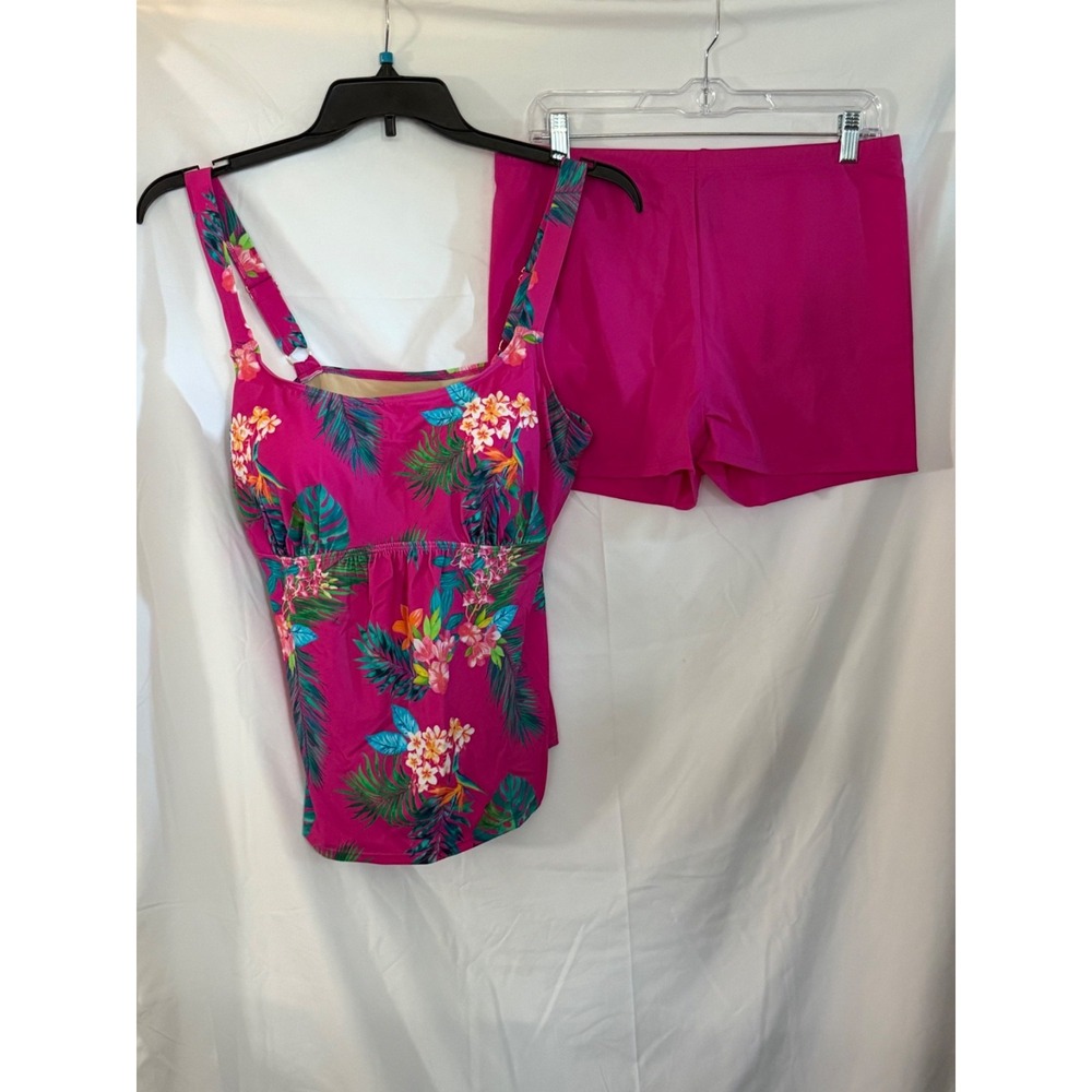 Kim Gravel Bathing Suit (2 Pieces ) Tank top, shorts, SIZE 12 - Picture 12 of 14